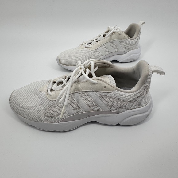 Adidas‎ Haiwee EF3805 Cloud White Athletic Running Shoes Sneakers Mens Size 10 - Picture 10 of 11
